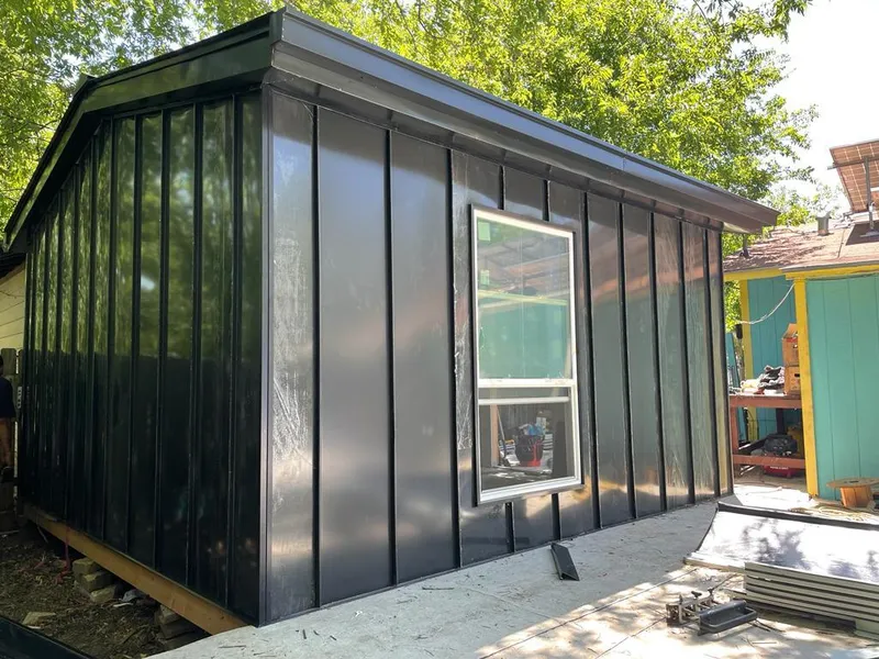 Black standing seam metal wall panels for Roof Inspection in Bayville